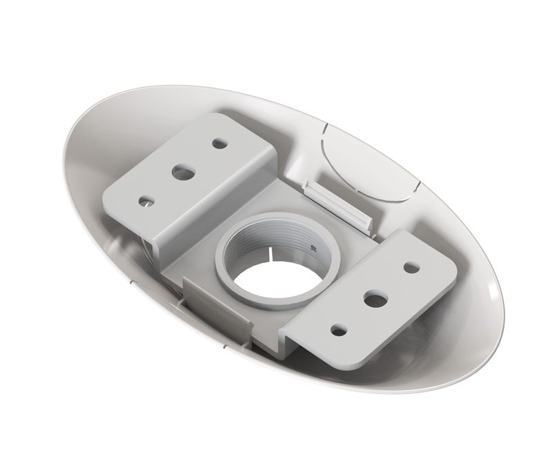 QualGear QG-PRO-PM-CA-W Pro-AV Single Joist Ceiling Adapter for 1.5" Npt Threaded Pipe Projector Accessory - Image 4